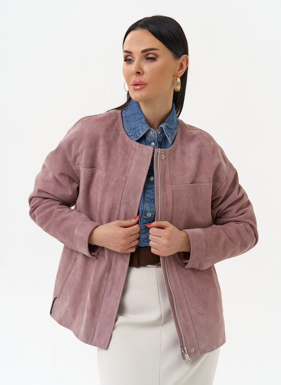 Куртка из натуральной замши 