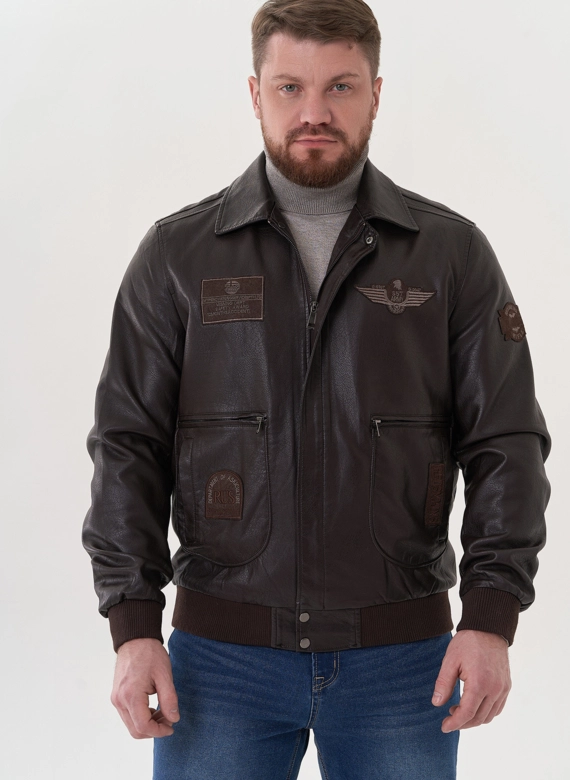 Мужская куртка из эко кожи