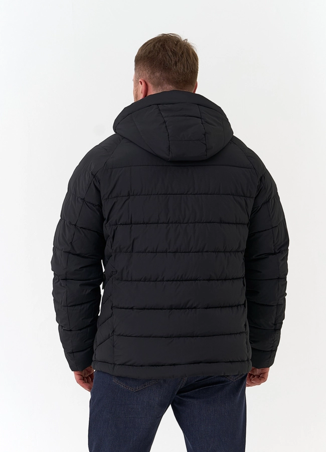 фото Мужской пуховик с капюшоном  модель № 34059 фото