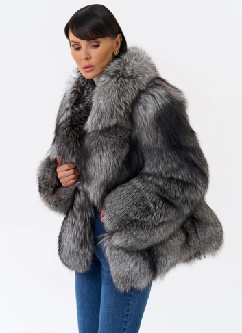 Шуба из лисы