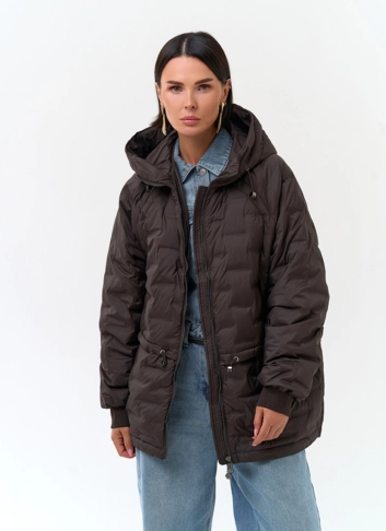 Женская куртка с капюшоном